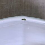 Cache pot owl glazed ceramic white slip earthenware siol Portugal