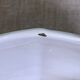 Cache pot owl glazed ceramic white slip earthenware siol Portugal