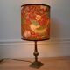 Bird and flower lampshade, William Morris style