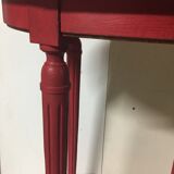 Gueridon rouge
