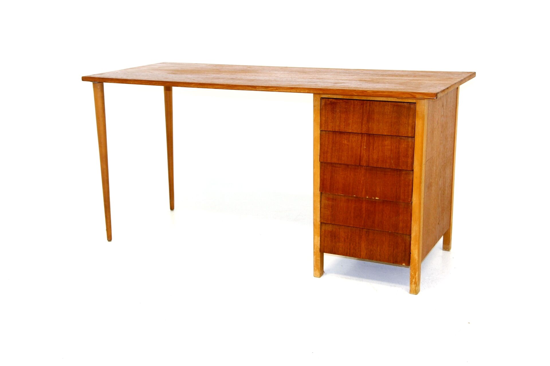 Teak desk, Sweden, 1950