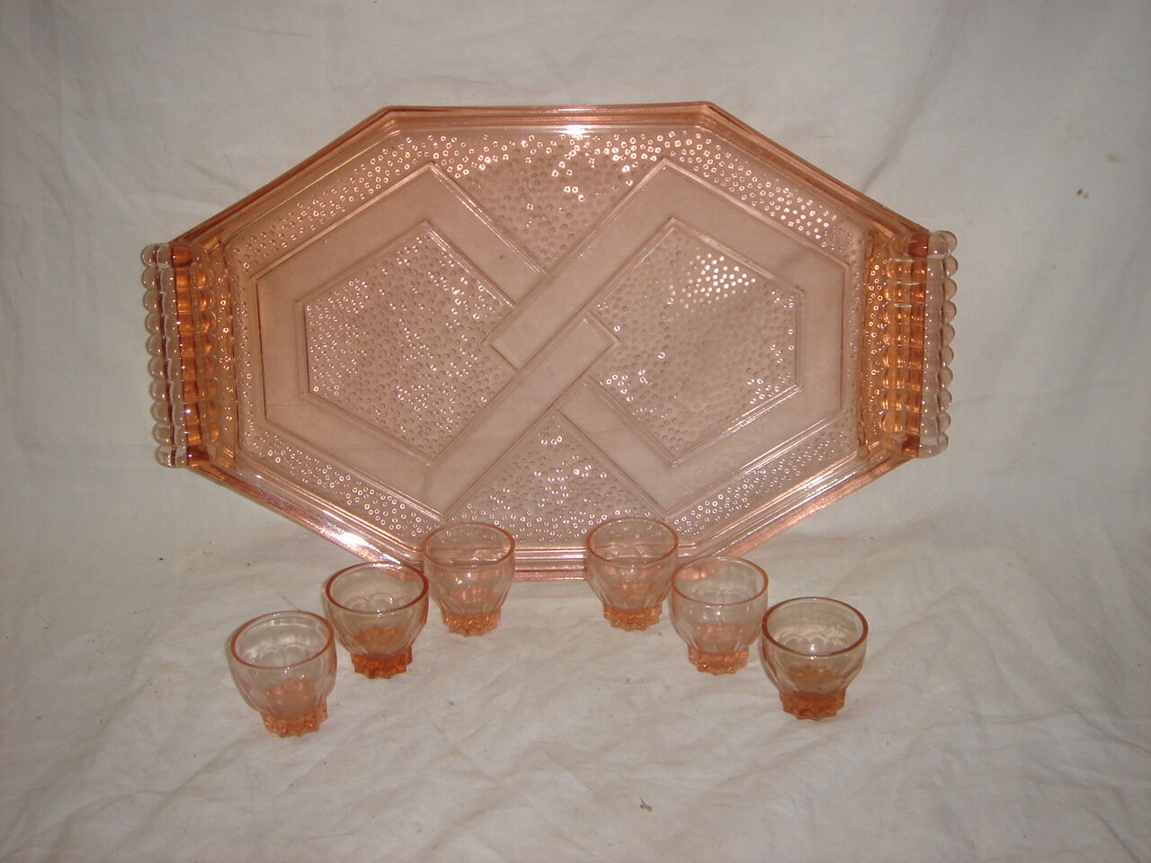 6 glasses to digestive, liqueur of 1950/60