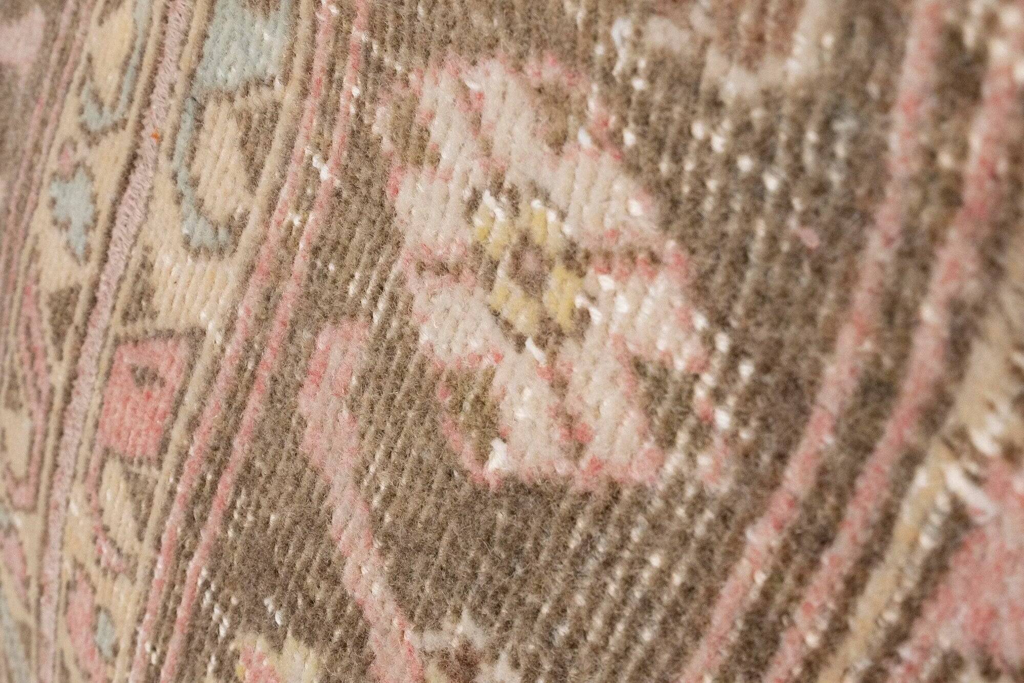 Vintage Turkish hallway rug 49x343 cm