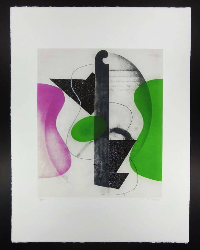 Limited Edition Lithograph by Man Ray from the 1970s. Signed by the author and numbered in pencil.