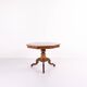Octagonal column table - lamp table - decorated with intarsia - Italy - 1850s