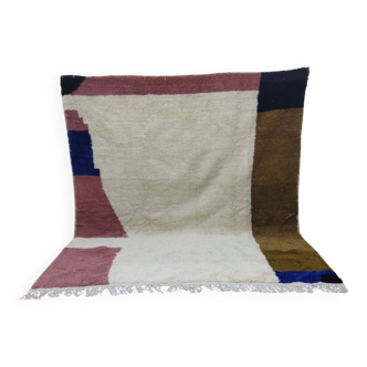 Azilal Vintage Rug 300x250 cm - Multicolored Abstract Patterns