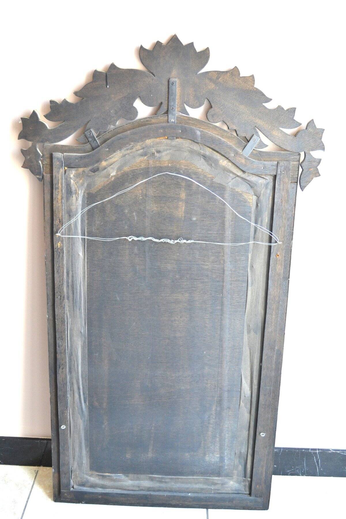 Grand Miroir Vénitien à Fronton, Italie – Début XXe