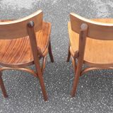 Lot de 4 chaises bistrot vintage
