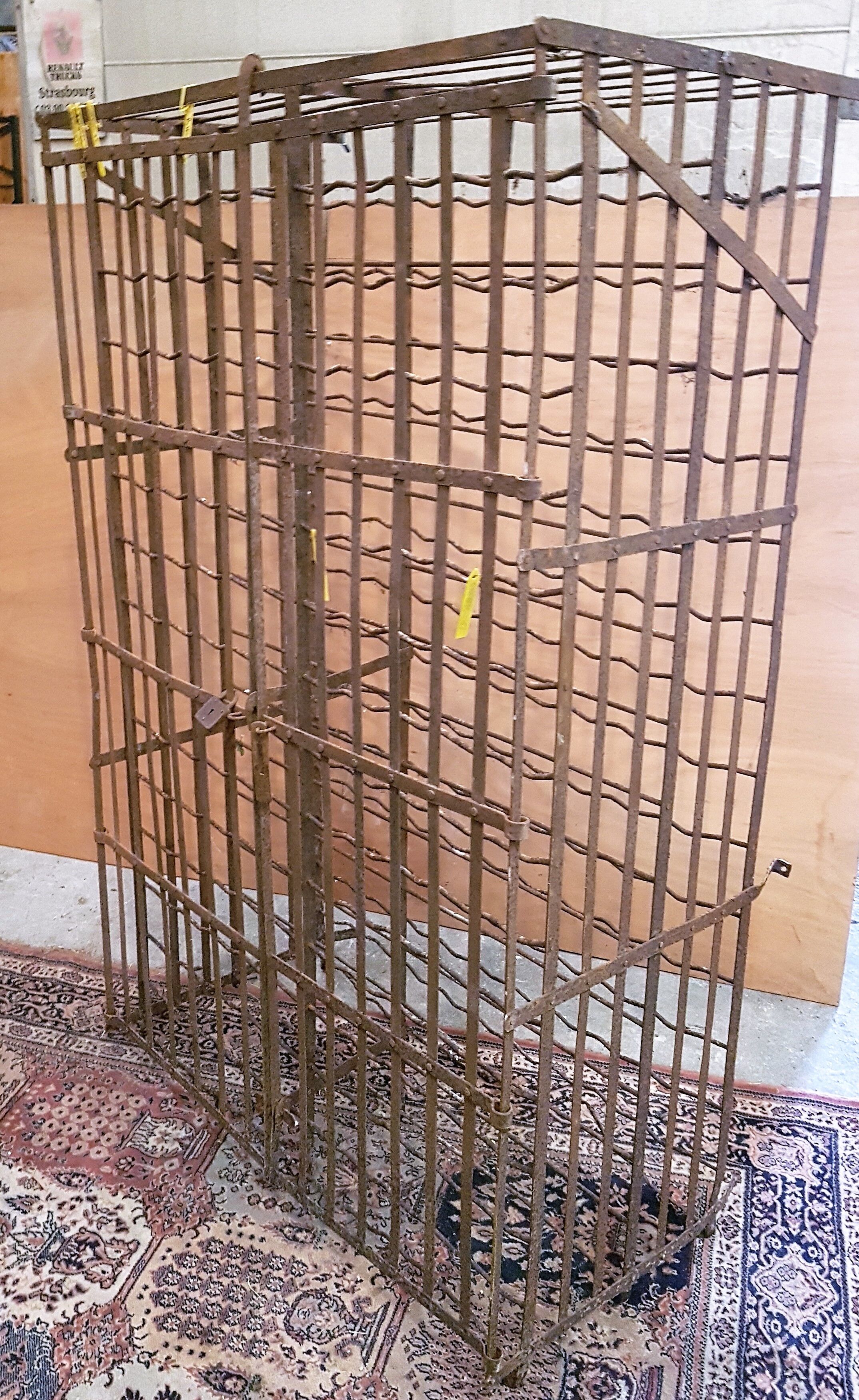 Old locker stores 140 bottles of old cage wines