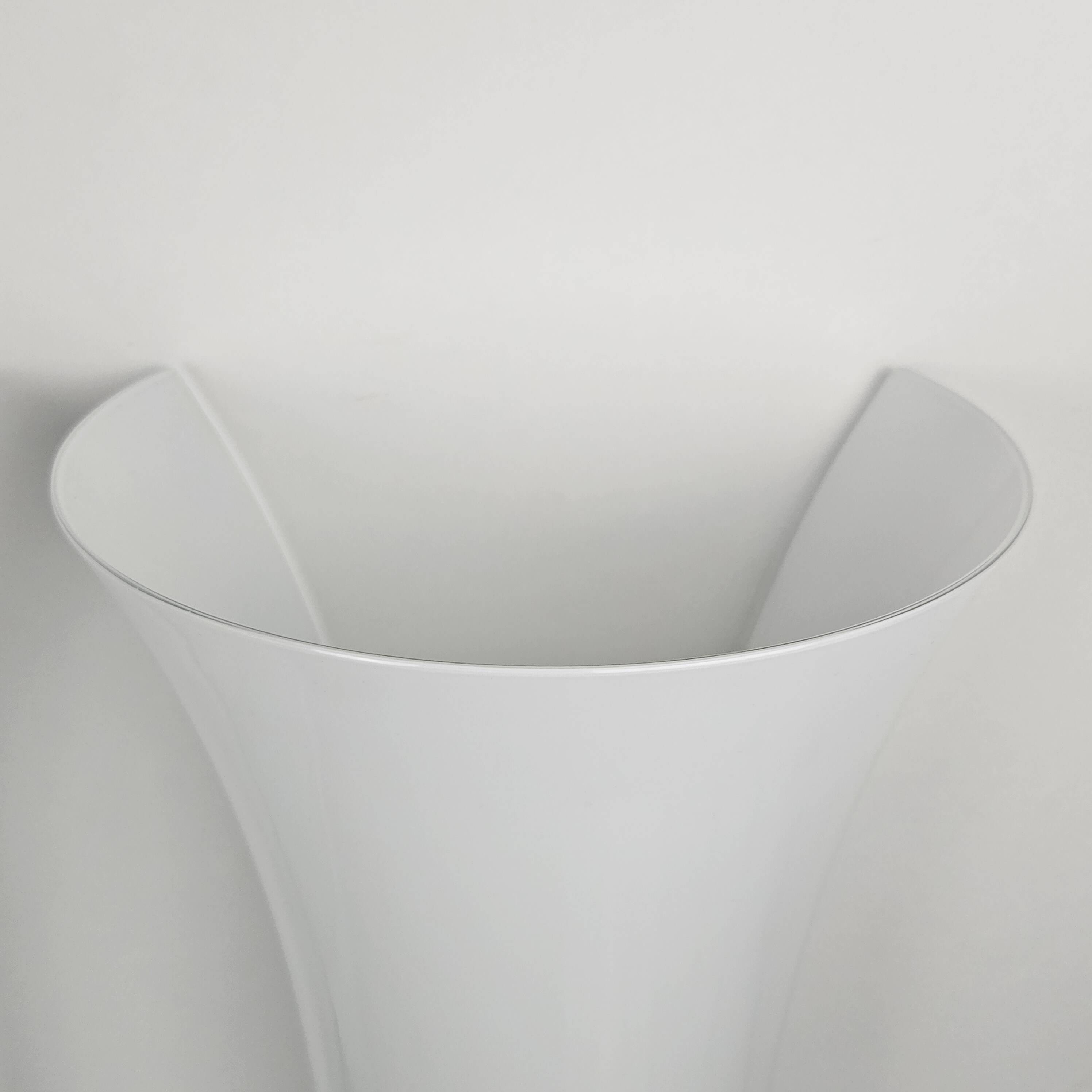 Anni Trenta Luce Large Wall Applique by Venini in Milk White Murano Glass