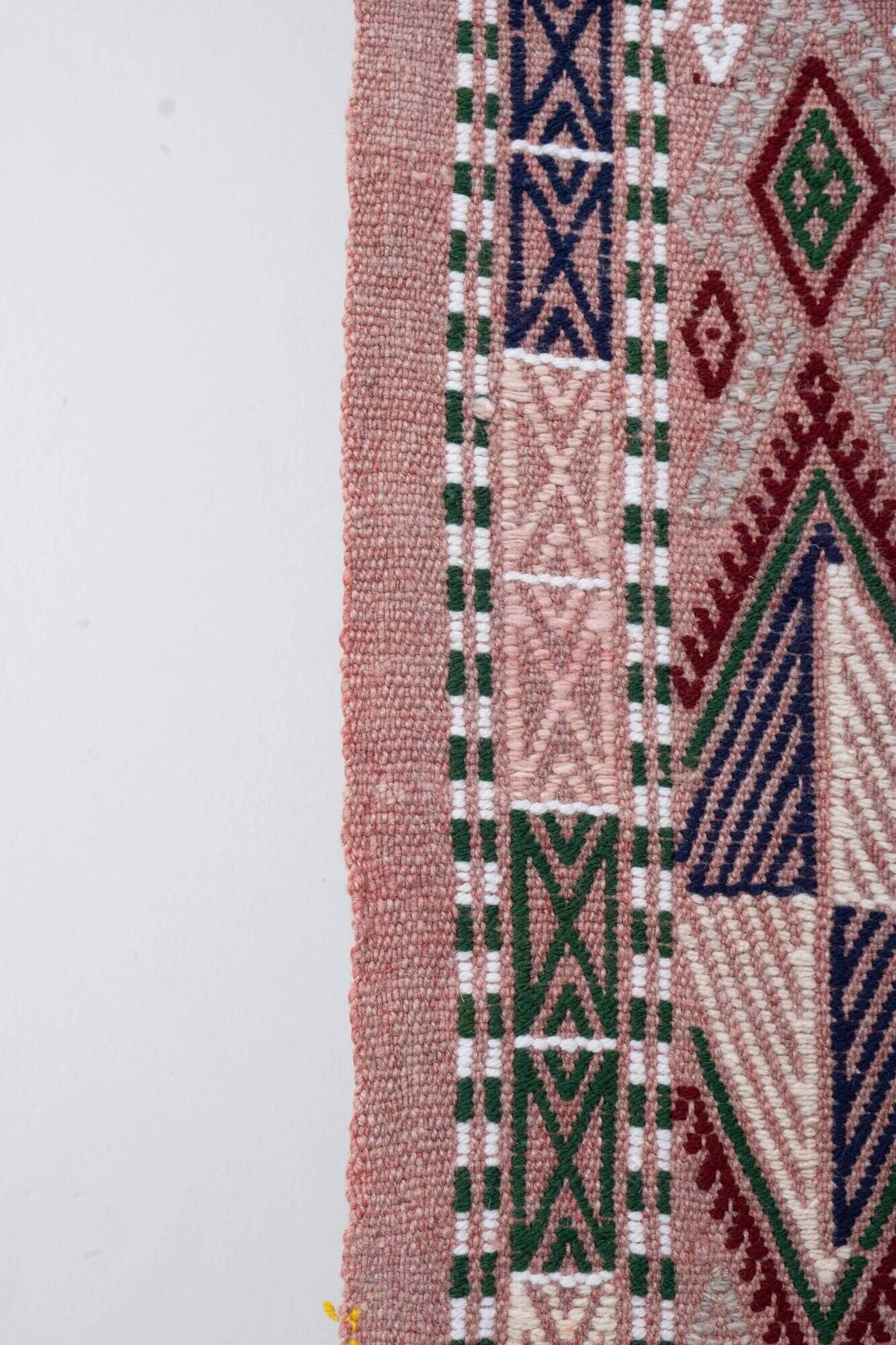 Vintage Turkish kilim, handwoven, 170x217 cm.