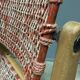 1950's very original french rope lounge chair