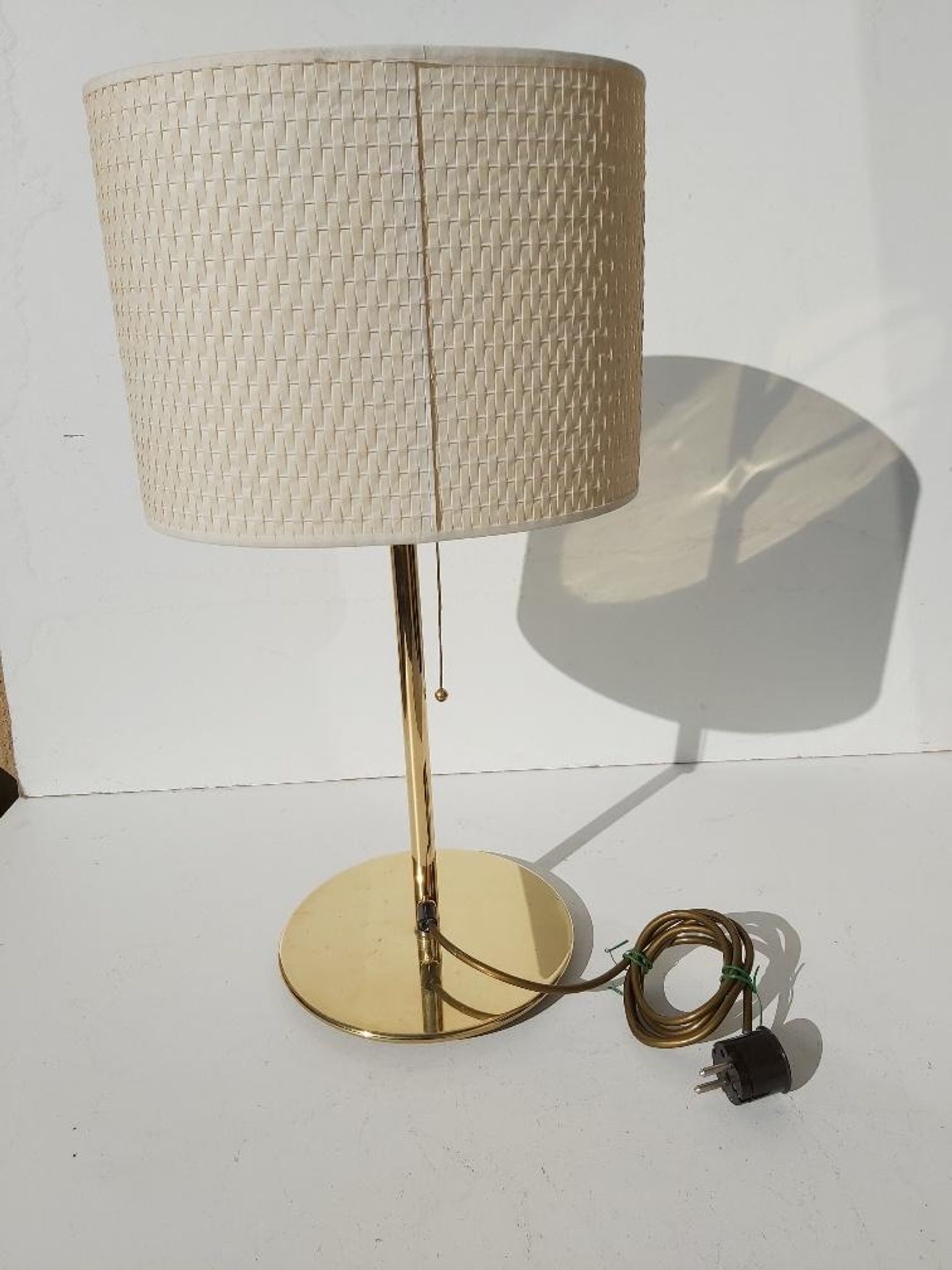 Lampe design laiton Sergio Bernardi Milano