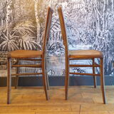 Pair of 1900 cane chairs