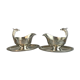 Pair of gooseneck sausages model Malmaison by Maison Christofle XXth