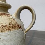 Large earthenware vase jug from German study pottery by Rudi Stahl, 1960s.