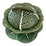 Soup tureen in cabbage barbotine
