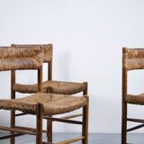 4 Dordogne chairs from the 60s, Robert Sentou