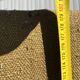 Antique 4-panel screen – burlap and upholstery nails