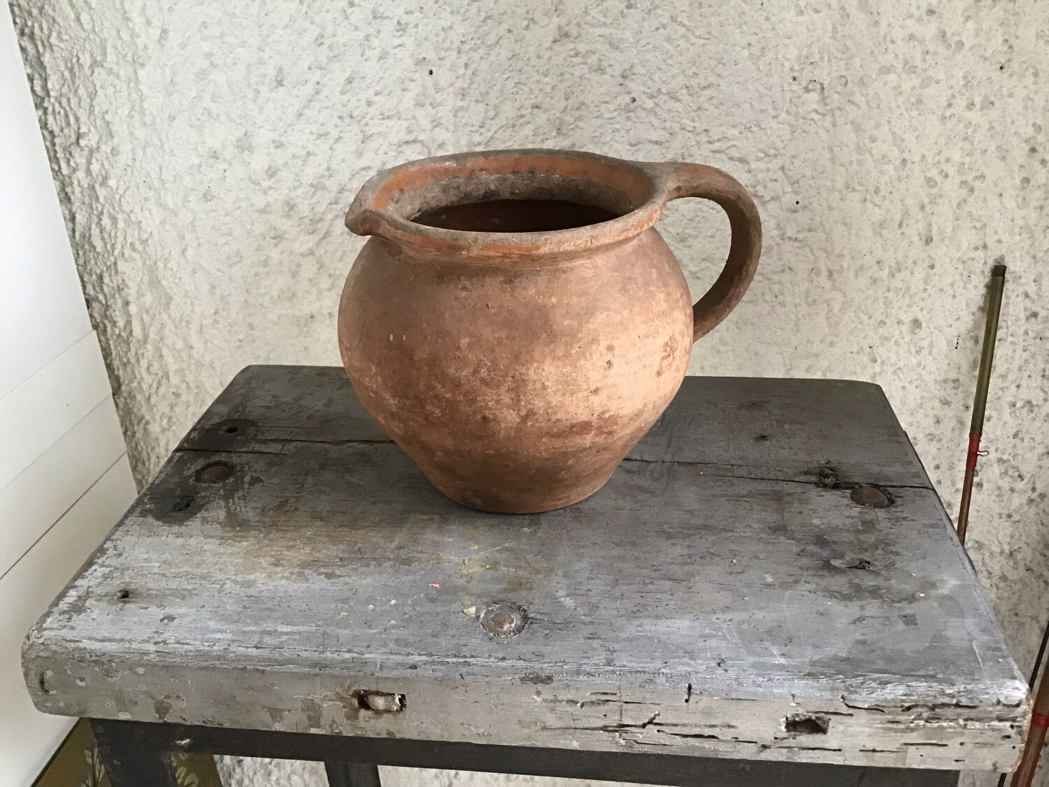 Terracotta pitcher