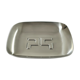 empty pocket monogrammed steel vintage design