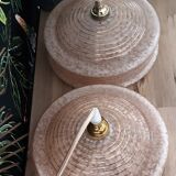 Pink Clichy glass suspension