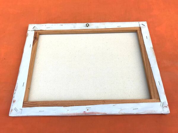 Années 1970 Robert Cox (1934-2001) Tableau huile sur toile '' Le bouquet