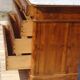 Ancienne commode Louis Philippe en noyer marbre blanc