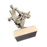 Velilla ubago, bronze sculpture “pídola” signed and numbered, 20th century