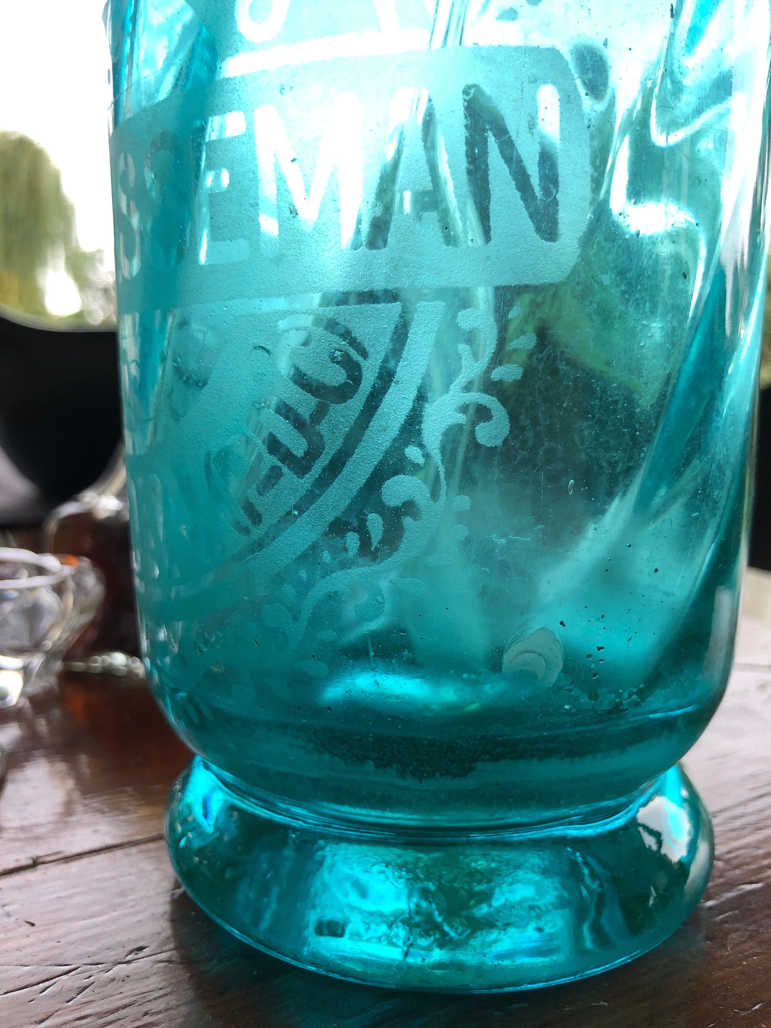 Ancien siphon à eau de Seltz