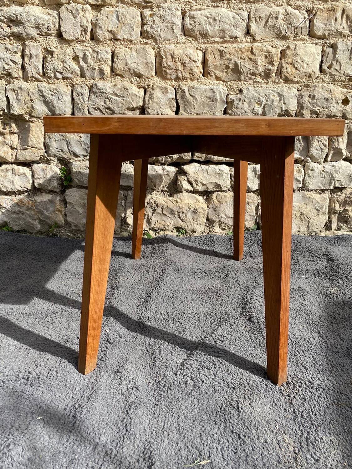 Oak coffee table from the 1950s
