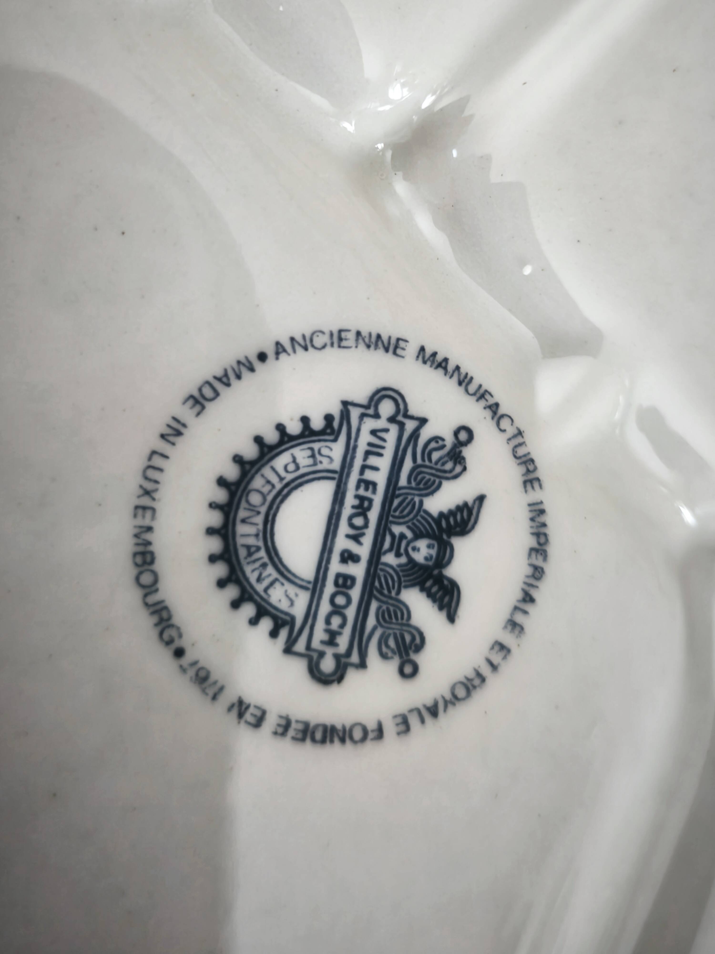 Set of 6 Villeroy & Boch Acapulco style fondue plates