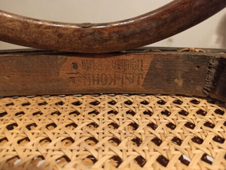 Set of 4 chairs bistrot 1900 by J and J Kohn model 462