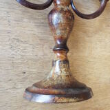Pair of candlesticks in bronze
