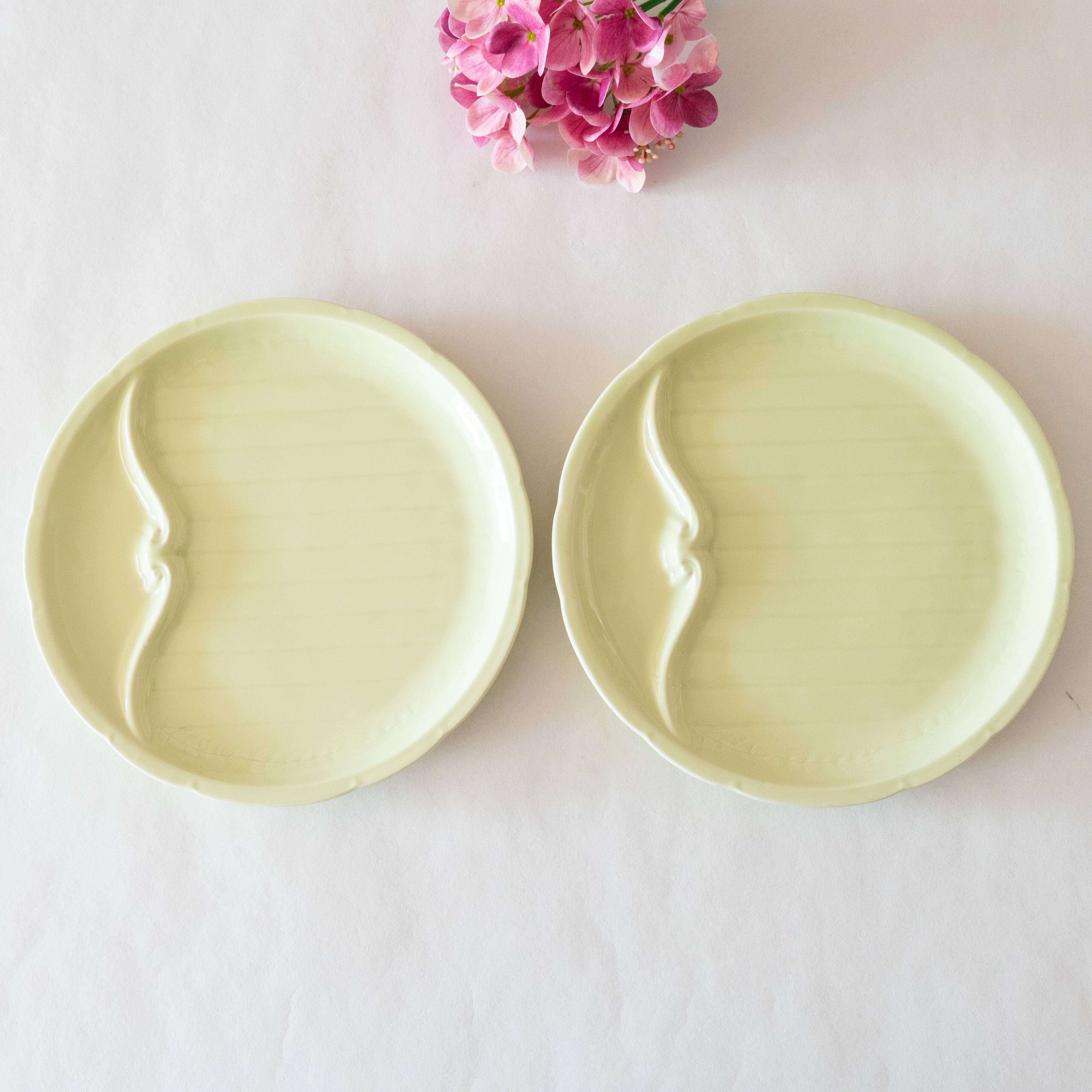 Lot De 18 Assiettes Dinette Gien Jaune – Vintage Années 1930