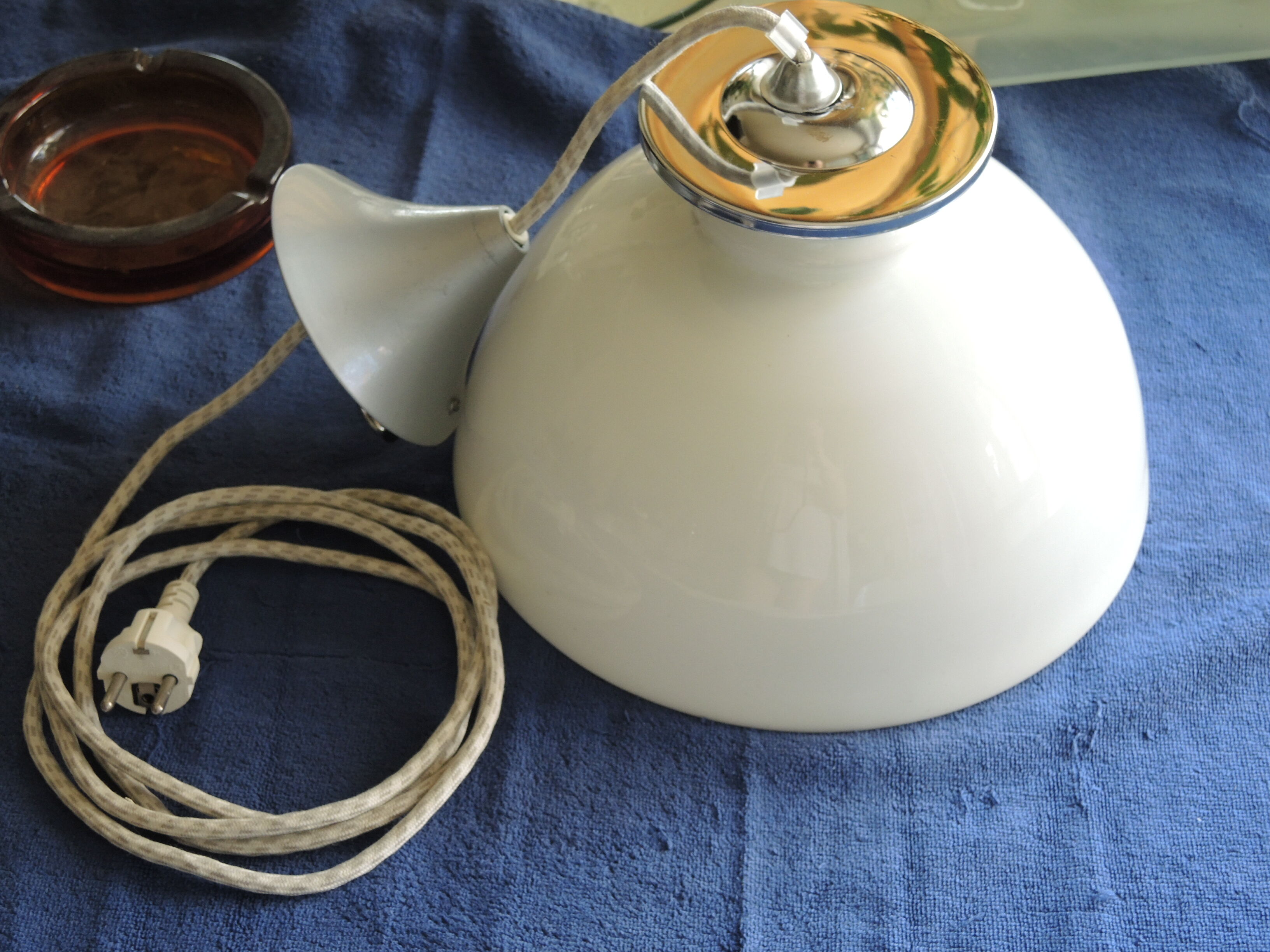 Hanging lamp opaline white 30