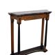 Elegant Italian Console Table, Black Marble Top, 1950s Empire Revival