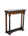 Elegant Italian Console Table, Black Marble Top, 1950s Empire Revival