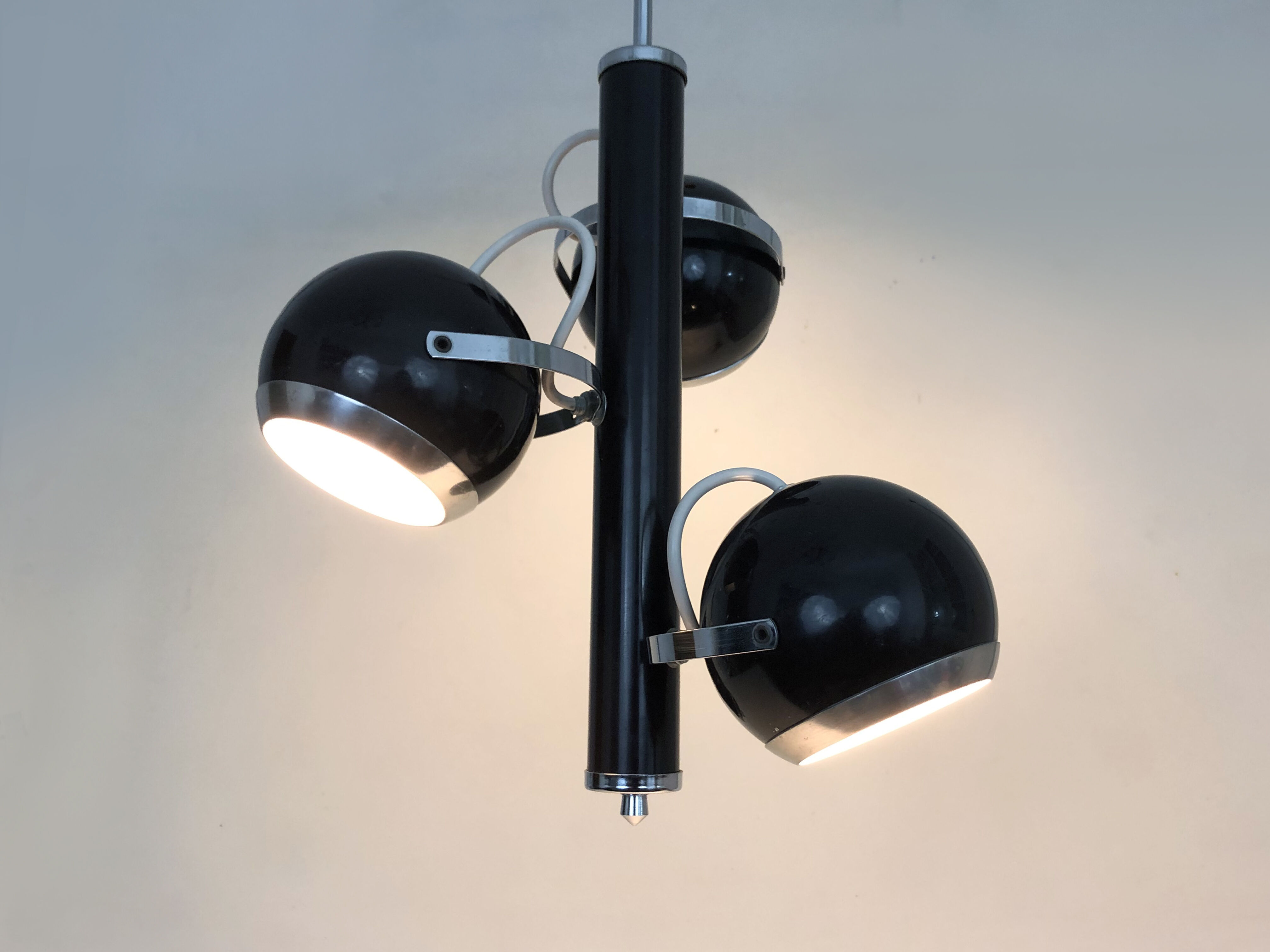 Hanging lamp Eyeball vintage year 70