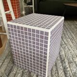 Lilac ceramic cube