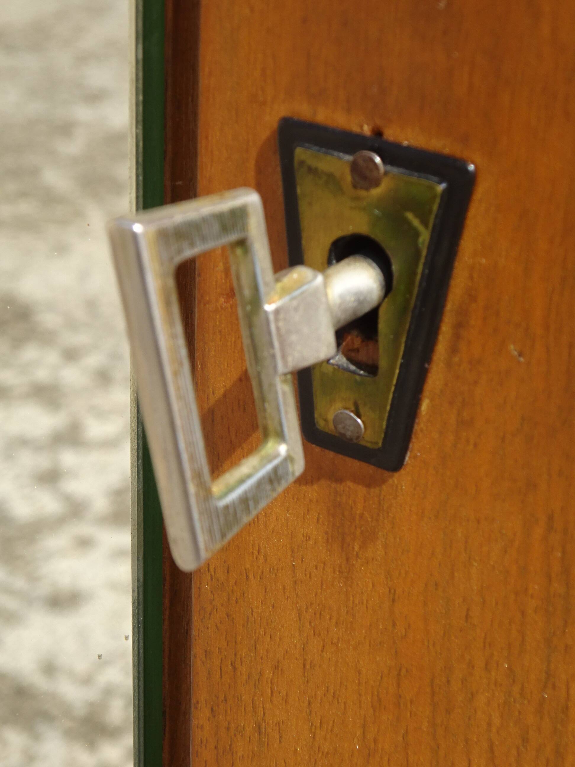 Vintage wardrobe, closet and shelves