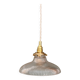 Vintage holophane glass lampshade pendant light
