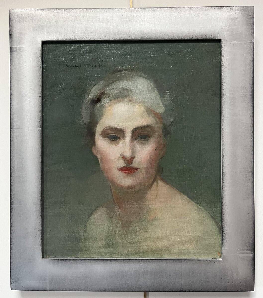 Lucien-Victor Guirand de Scévola (1871-1950) Portrait of his wife, oil on canvas signed