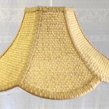 Rattan flower suspension "made in Korea" – 70s/80s