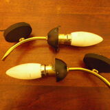 Two wall lights - 60s/70s
