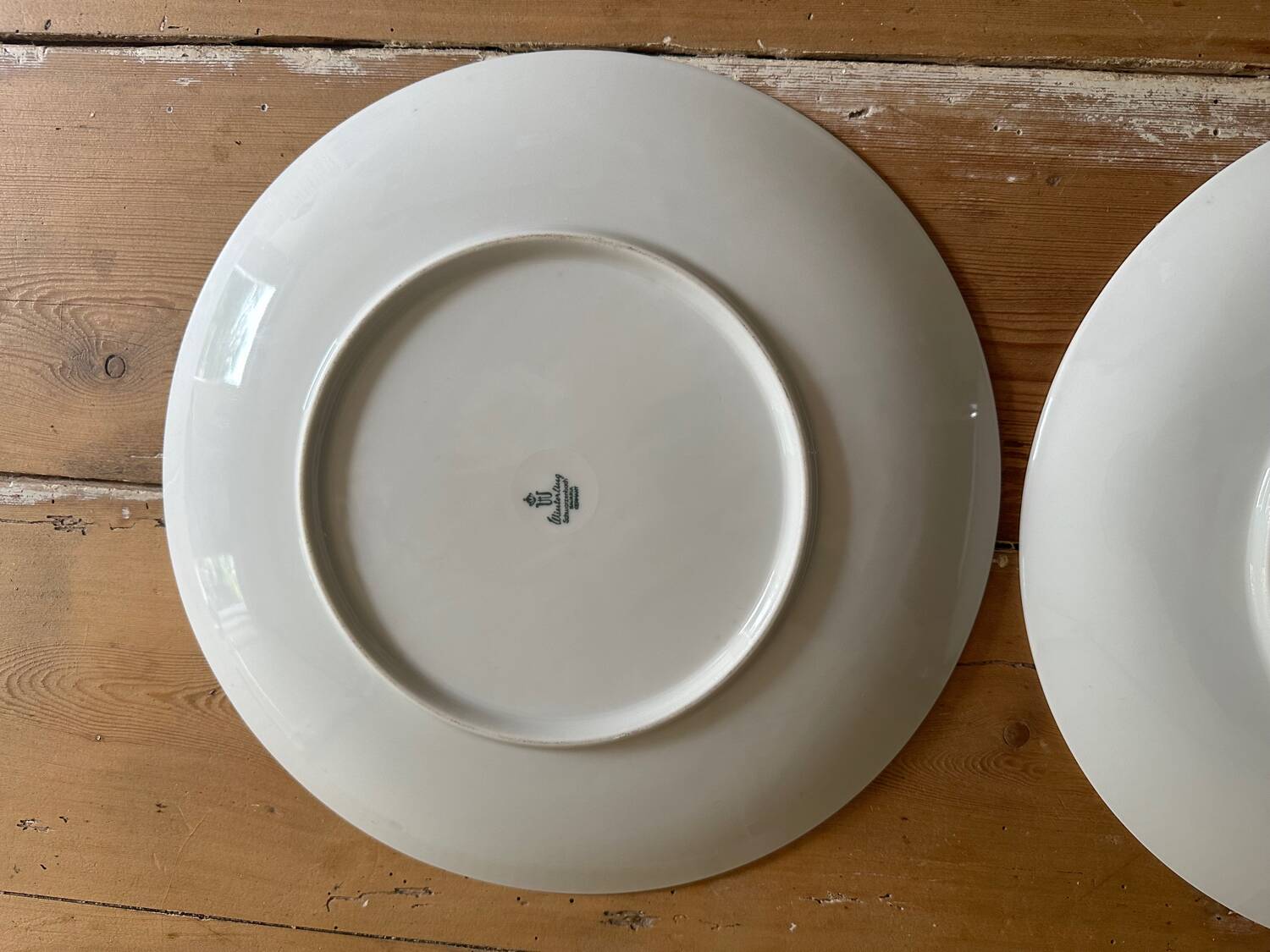 Set of two German porcelain dishes from the 1950s