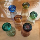 Set of 6 colored alcohol glasses
