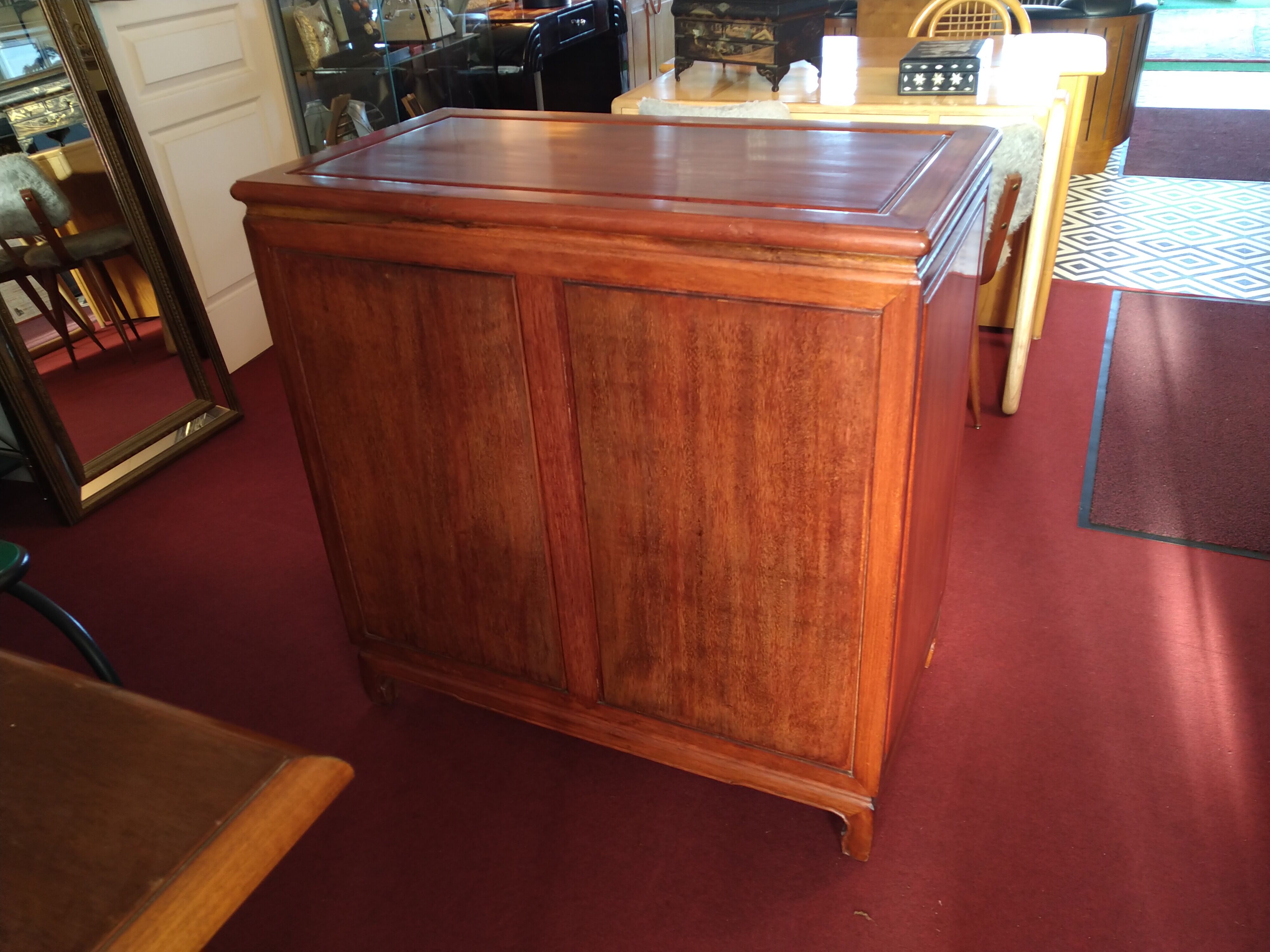 Chest of drawers 60s in exotic wood