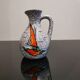 Small vase or jug fat lava Vallauris signed Tess
