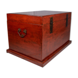Large red laqué chest